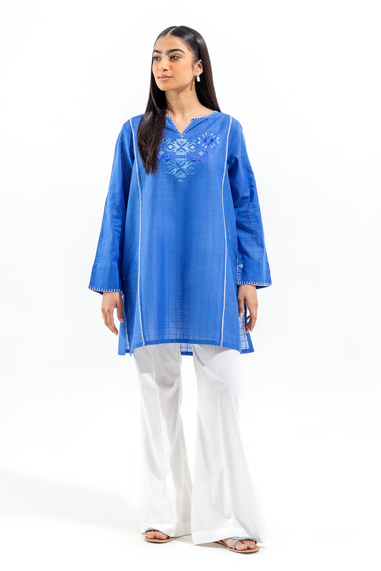 EMBROIDERED JACQUARD SHIRT (PRET)