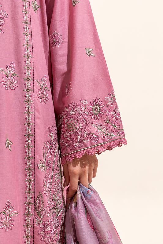 3 PIECE EMBROIDERED LAWN SUIT (UNSTITCHED)