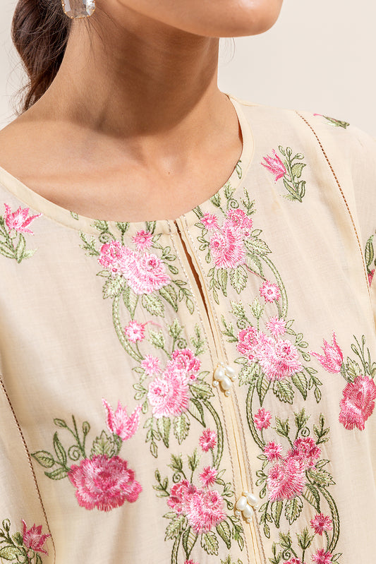 3 PIECE EMBROIDERED LAWN SUIT (UNSTITCHED)