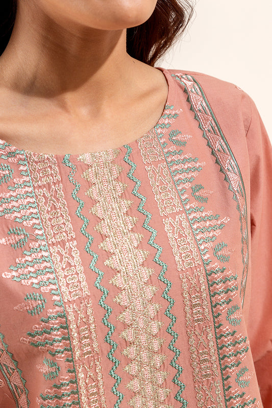 3 PIECE EMBROIDERED LAWN SUIT (UNSTITCHED)