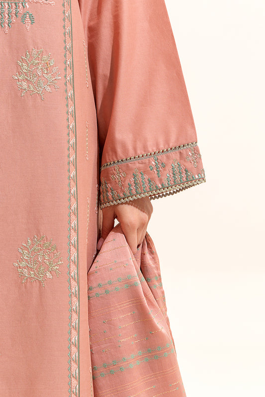 3 PIECE EMBROIDERED LAWN SUIT (UNSTITCHED)