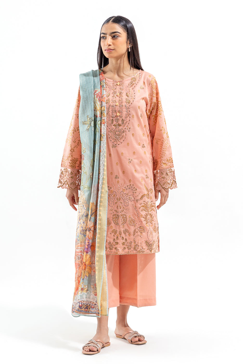 3 PIECE LAWN SUIT (LUXURY PRET)