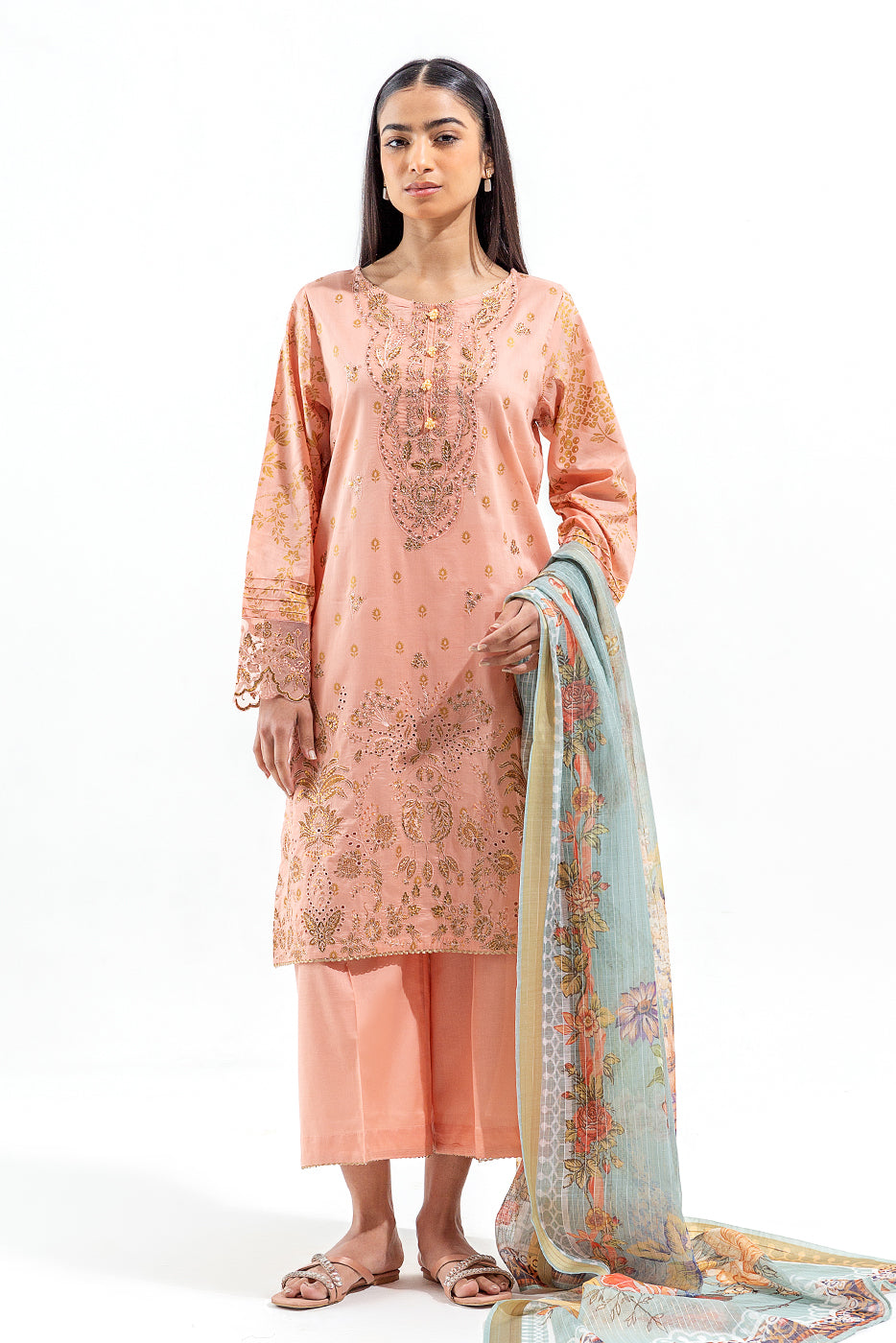 3 PIECE LAWN SUIT (LUXURY PRET)