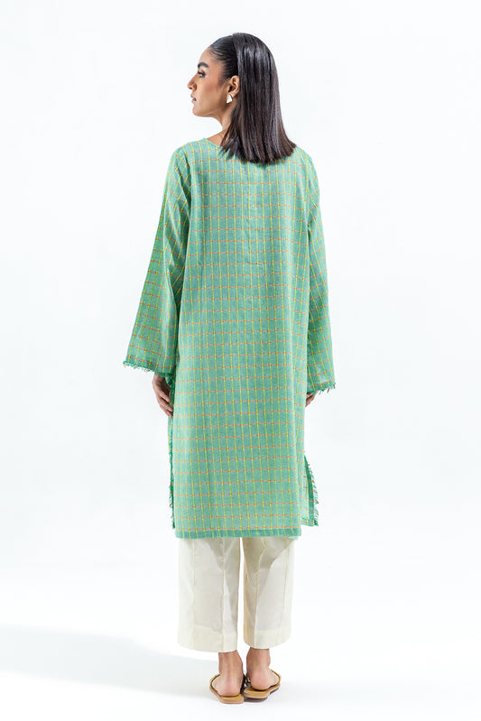 EMBROIDERED YARN DYED SHIRT (PRET)