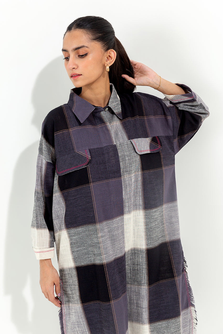 PRINTED YARN DYED SHIRT (PRET)