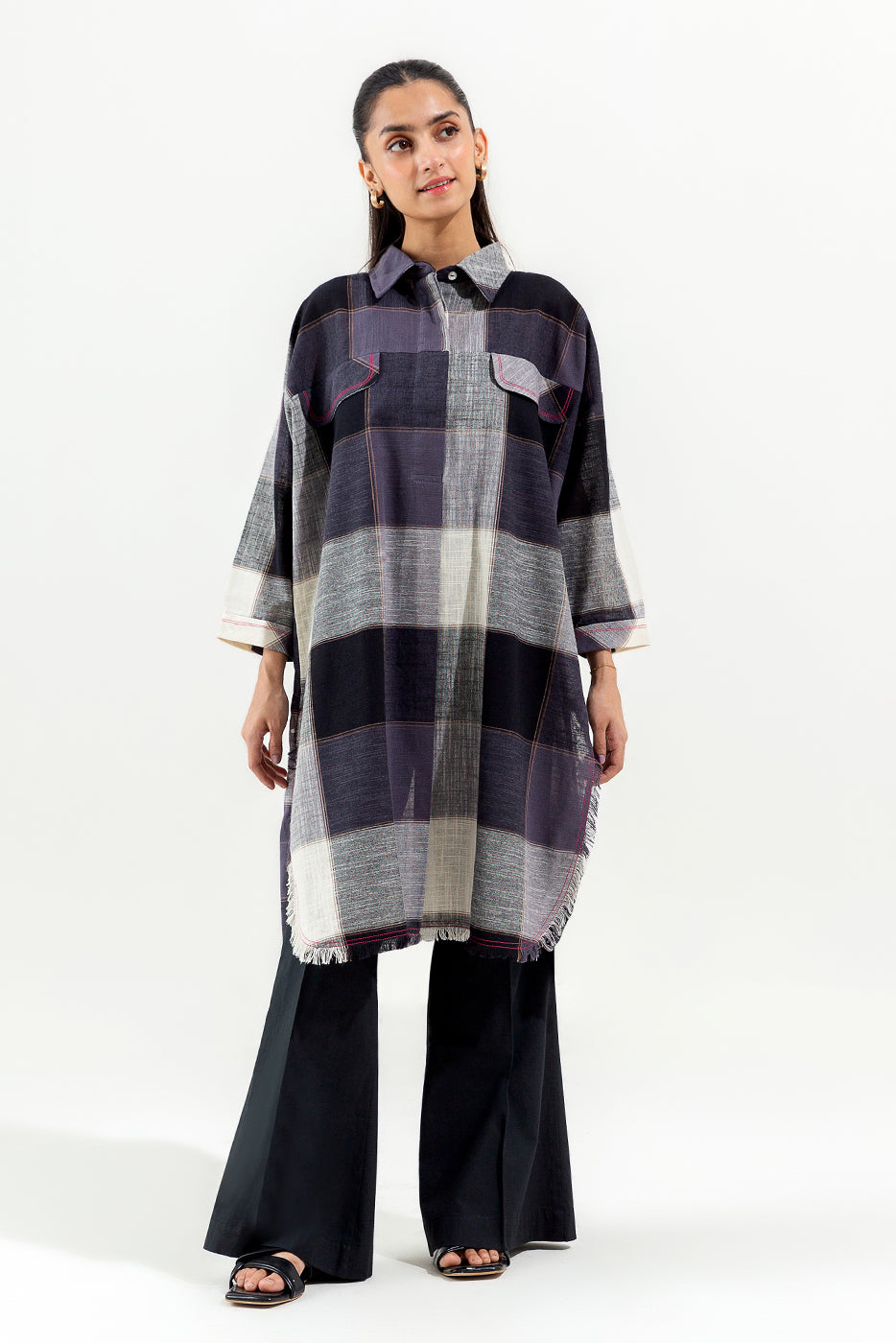PRINTED YARN DYED SHIRT (PRET)