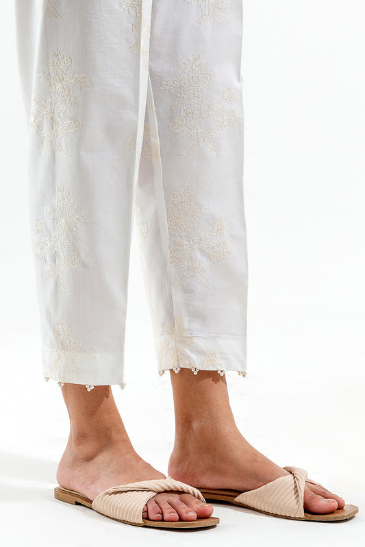 EMBROIDERED STRAIGHT PANTS