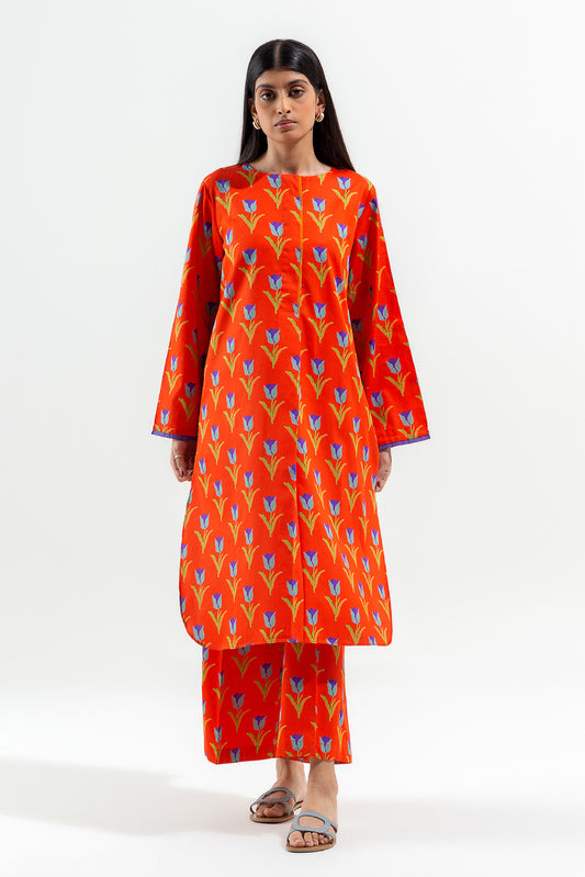 2 PIECE PRINTED LAWN SUIT (PRET)