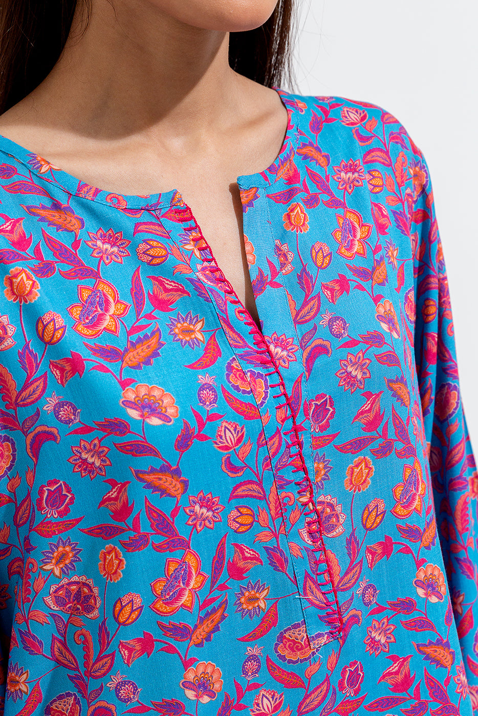 PRINTED VISCOSE SHIRT (PRET)