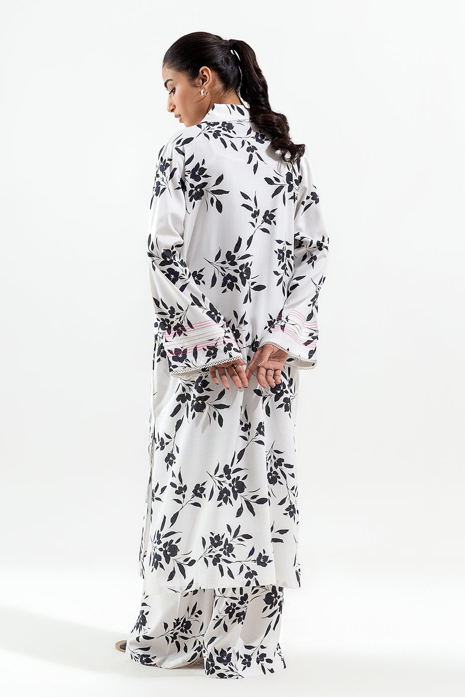 2 PIECE PRINTED VISCOSE SUIT (PRET)
