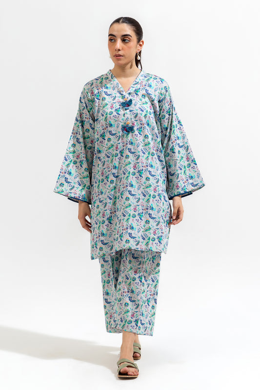 2 PIECE PRINTED PREMIUM LAWN SUIT (PRET)