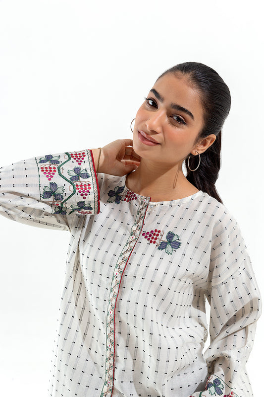 EMBROIDERED FUSION TOP (PRET)