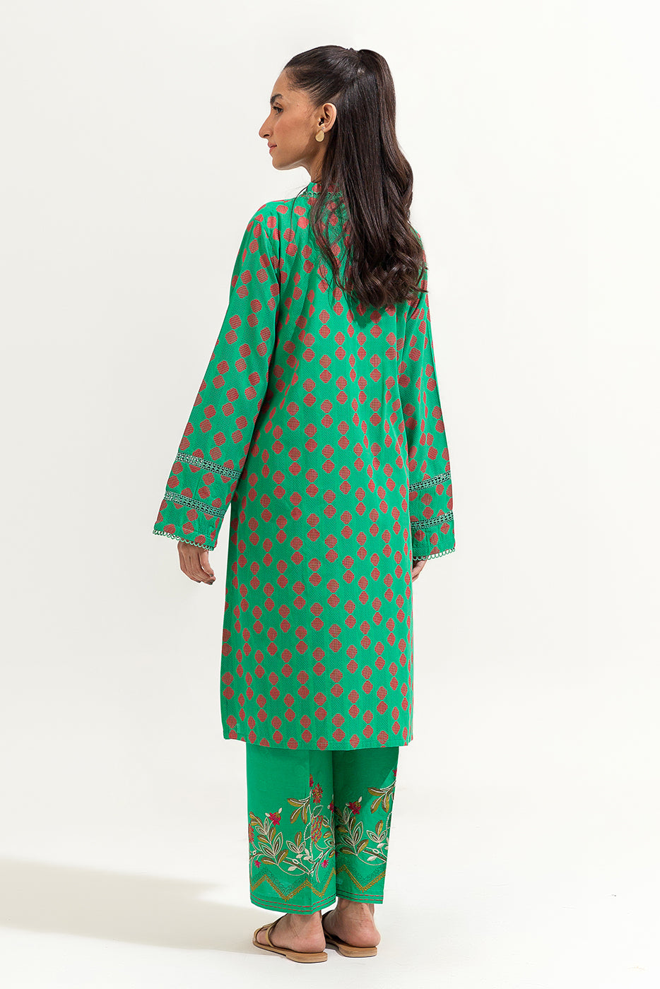 Reet Clothing Pret printed Silk 2 Piece Suit Blossara