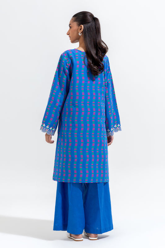 2 PIECE EMBROIDERED JACQUARD SUIT (PRET)