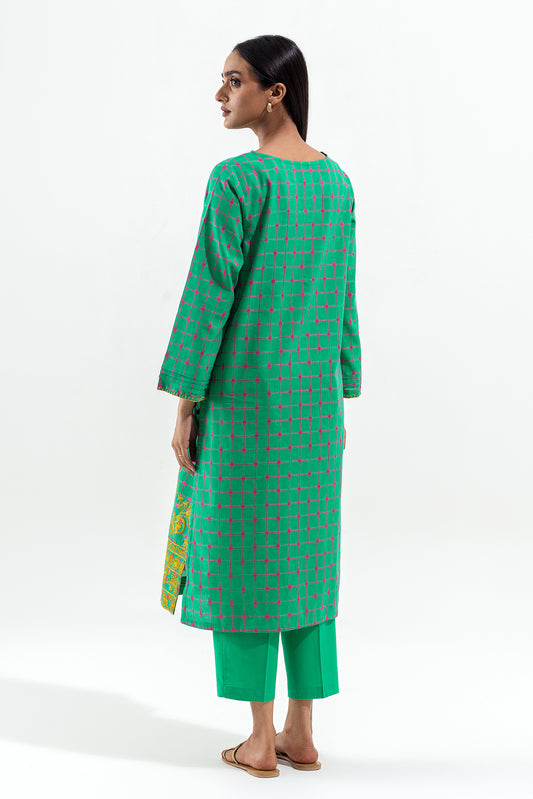 2 PIECE EMBROIDERED YARN DYED SUIT (PRET)