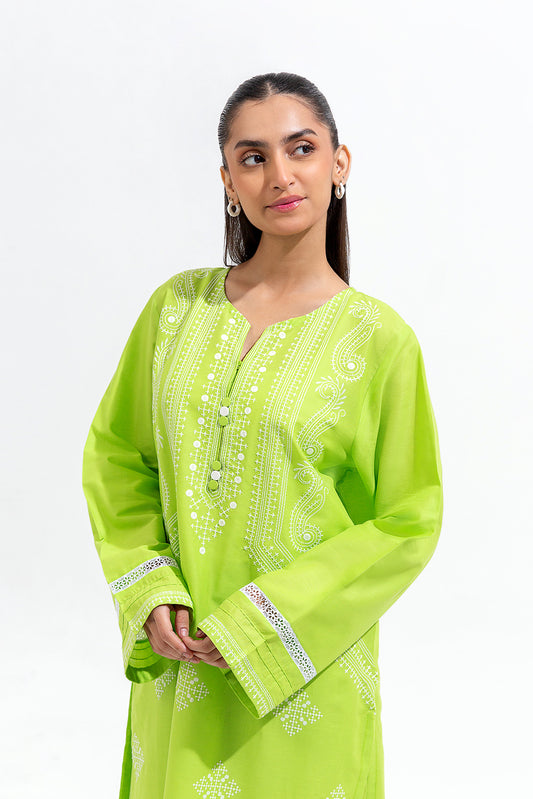 2 PIECE EMBROIDERED LAWN SUIT (PRET)