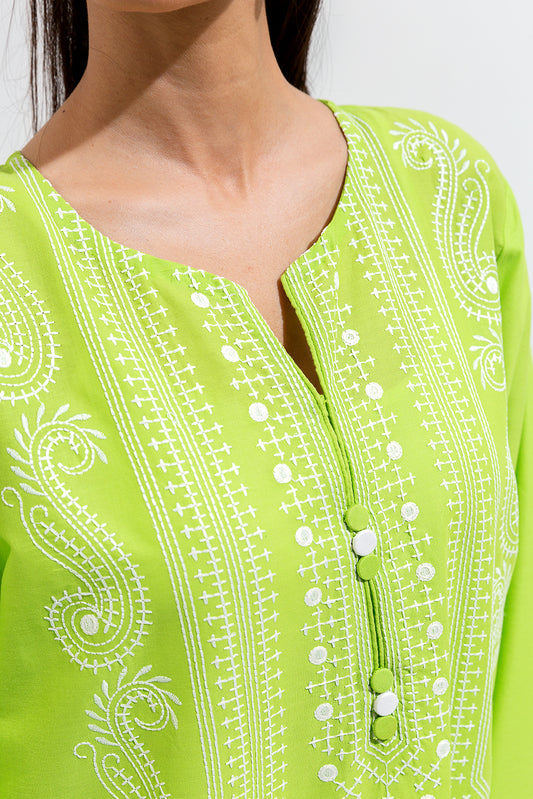 2 PIECE EMBROIDERED LAWN SUIT (PRET)