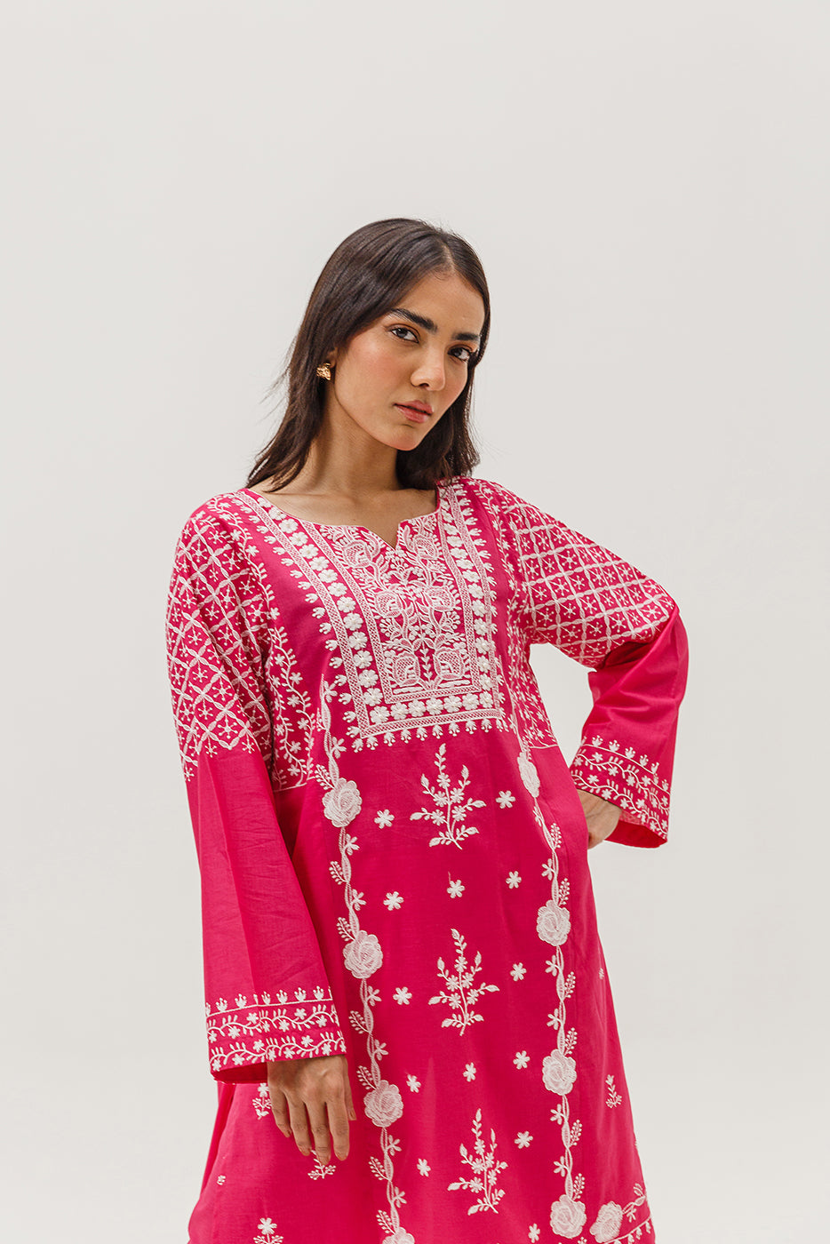 2 PIECE EMBROIDERED LAWN SUIT (PRET)