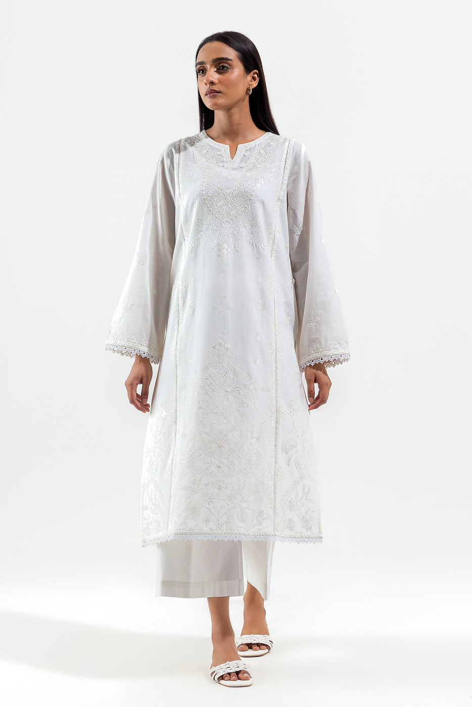 EMBROIDERED LAWN SHIRT (PRET)