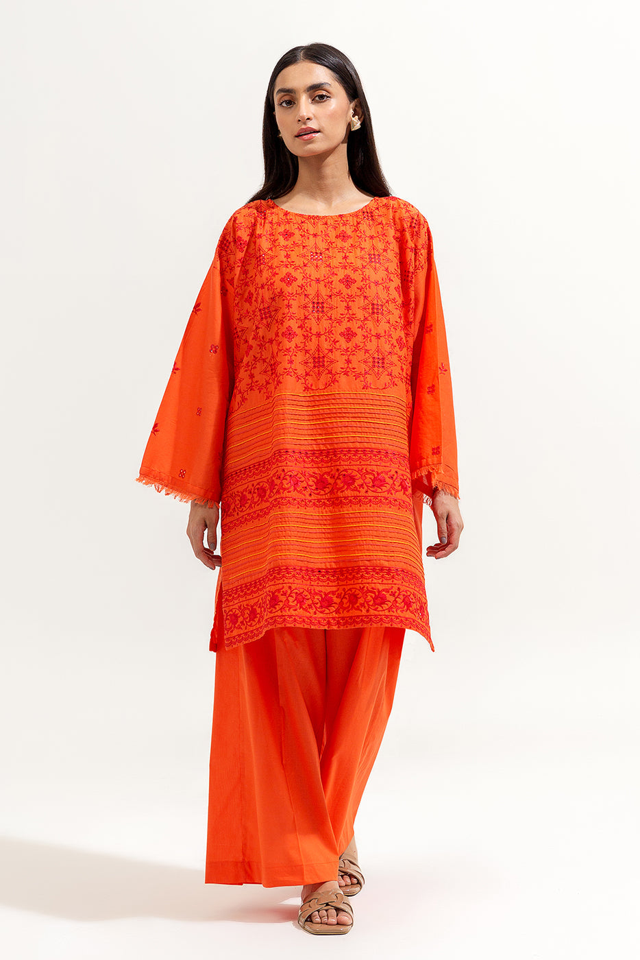 2 PIECE EMBROIDERED LAWN SUIT (PRET)