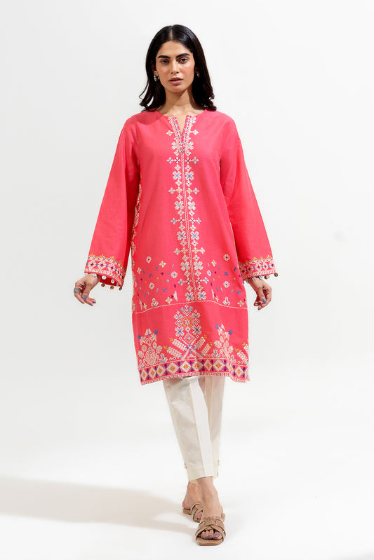 EMBROIDERED LAWN SHIRT (PRET)