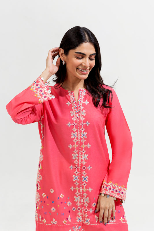 EMBROIDERED LAWN SHIRT (PRET)