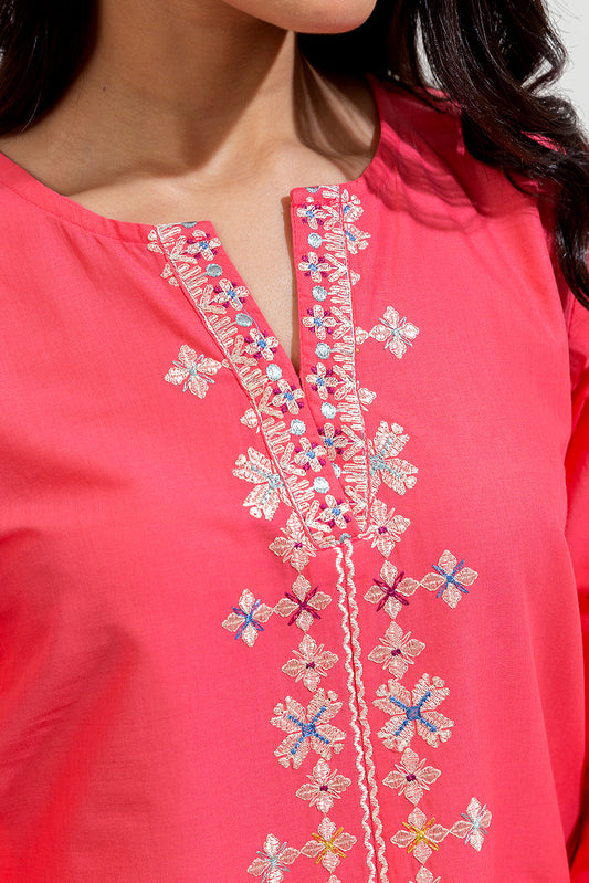 EMBROIDERED LAWN SHIRT (PRET)