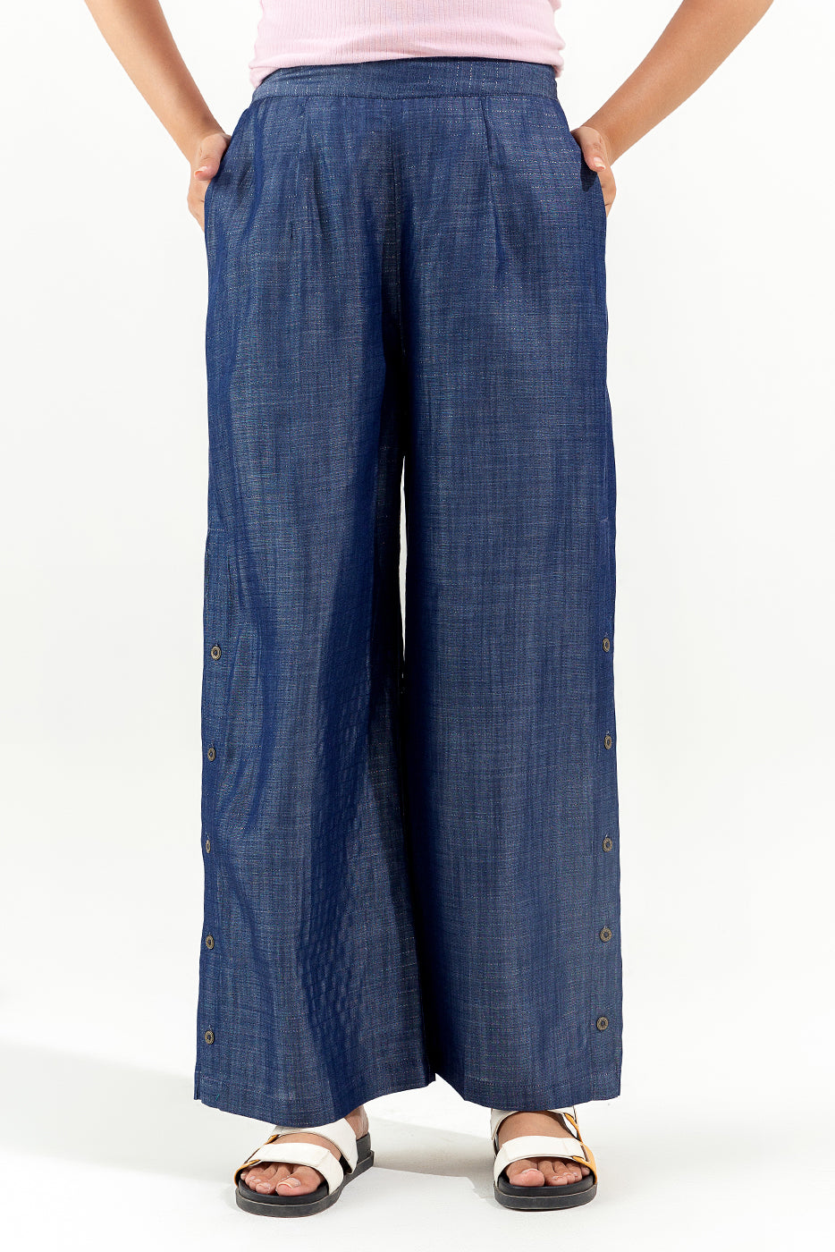 TENCEL WIDE LEG TROUSER