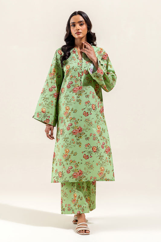 2 PIECE PRINTED SUIT-PEAR PRIMROSE (UNSTITCHED)