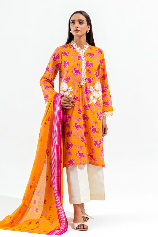 2 PIECE PRINTED LAWN  SUIT (PRET)