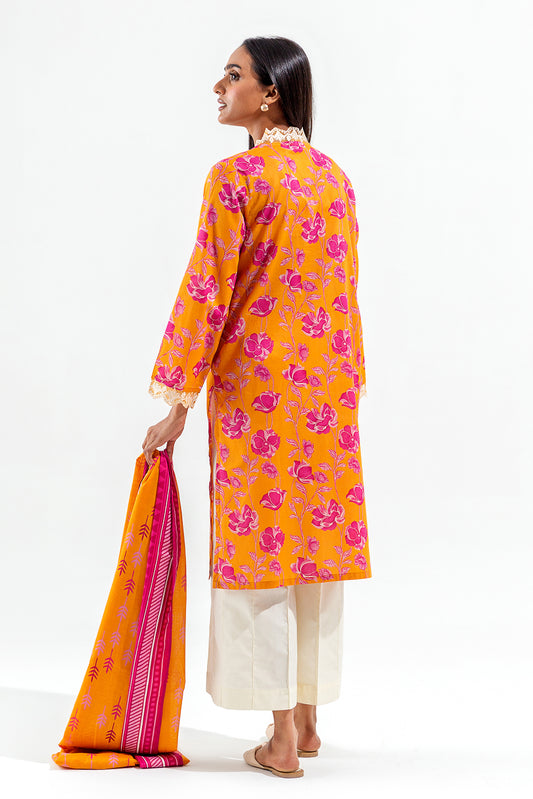 2 PIECE PRINTED LAWN  SUIT (PRET)