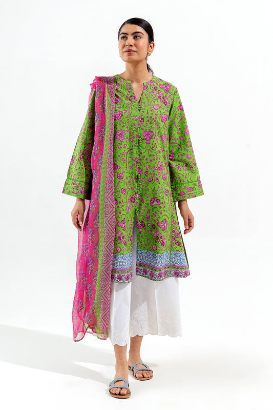 2 PIECE PRINTED LAWN SUIT (PRET)