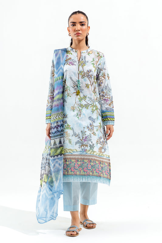 3 PIECE PRINTED MULTI PRINT SUIT (PRET)