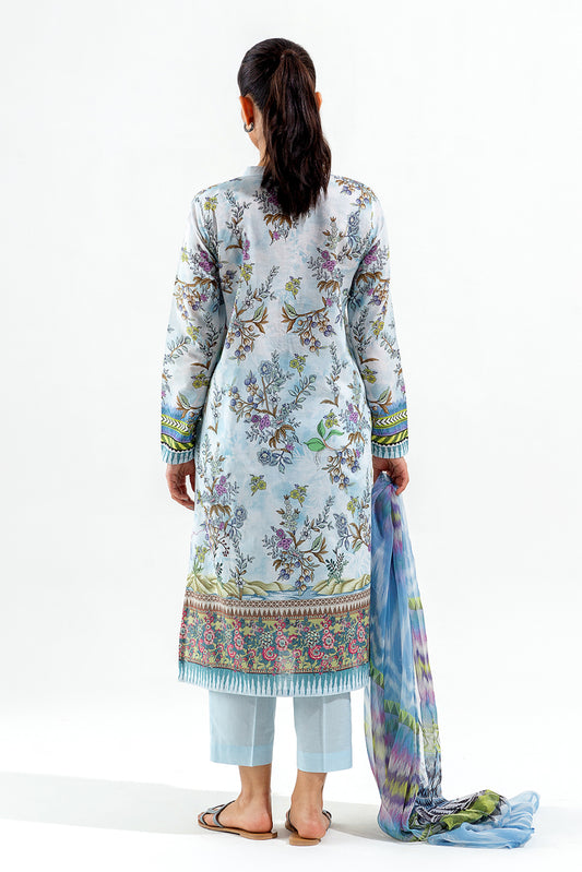 3 PIECE PRINTED LAWN SUIT (PRET)