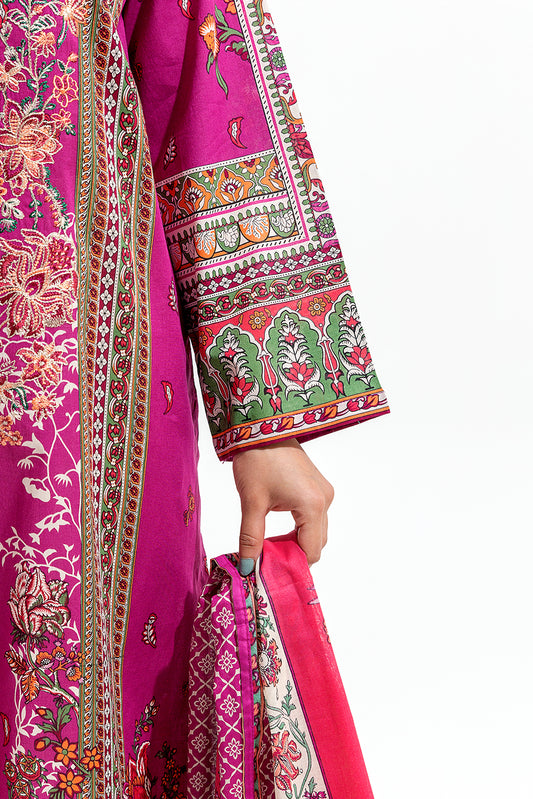 2 PIECE EMBROIDERED LAWN SUIT (LUXURY PRET)