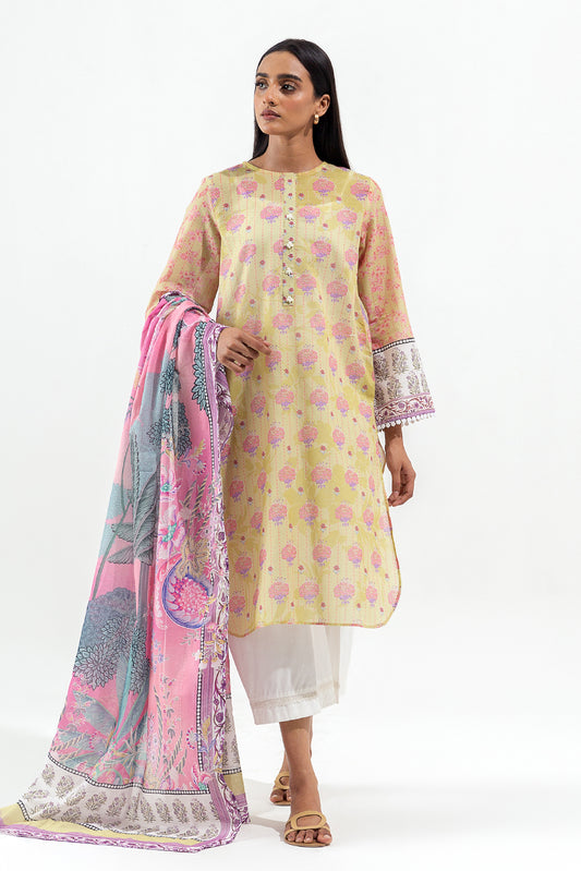 2 PIECE PRINTED LAWN SUIT (PRET)