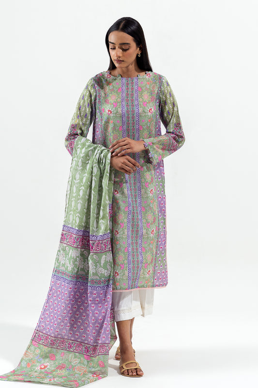 2 PIECE PRINTED LAWN SUIT (PRET)