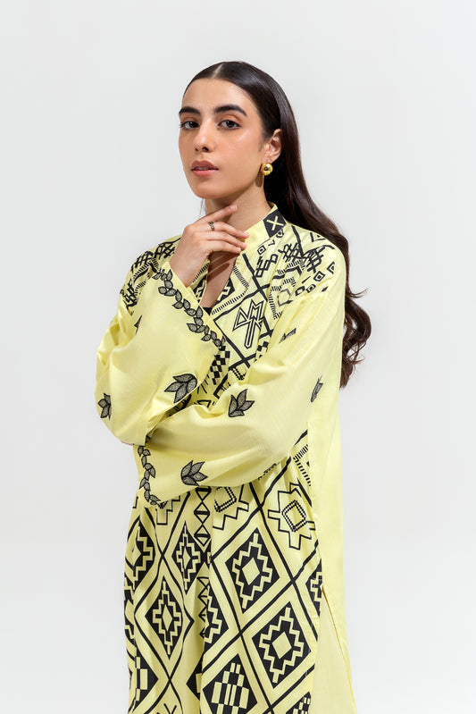 2 PIECE EMBROIDERED VISCOSE SUIT (PRET)