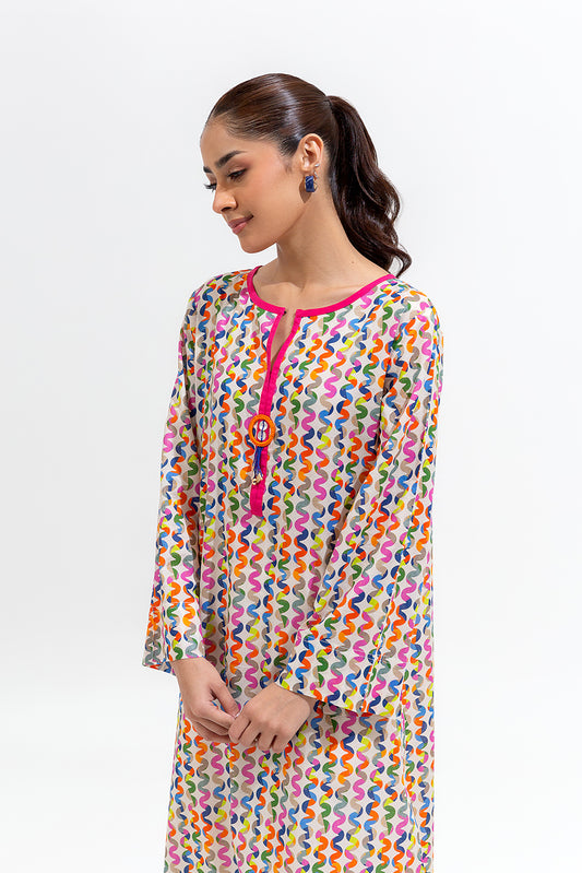 PRINTED LAWN SHIRT (PRET)