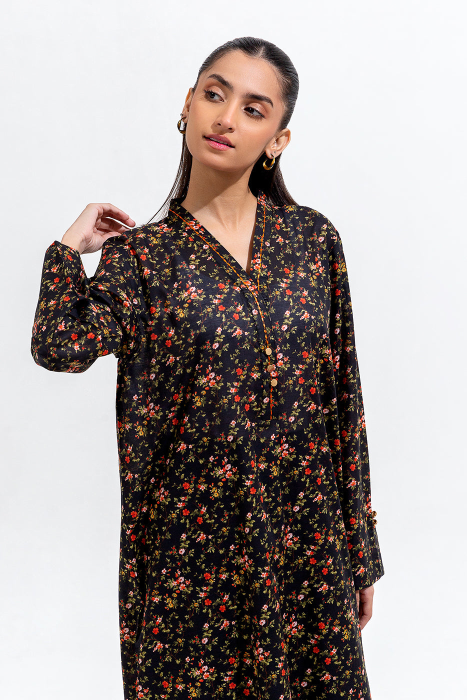 PRINTED LAWN SHIRT (PRET)