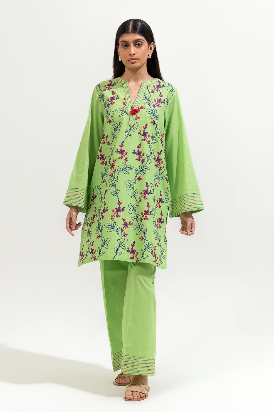 2 PIECE EMBROIDERED LAWN SUIT (PRET)