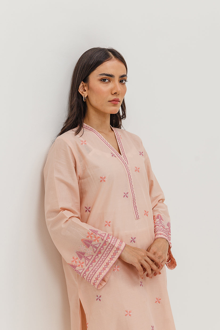 2 PIECE EMBROIDERED LAWN SUIT (PRET)