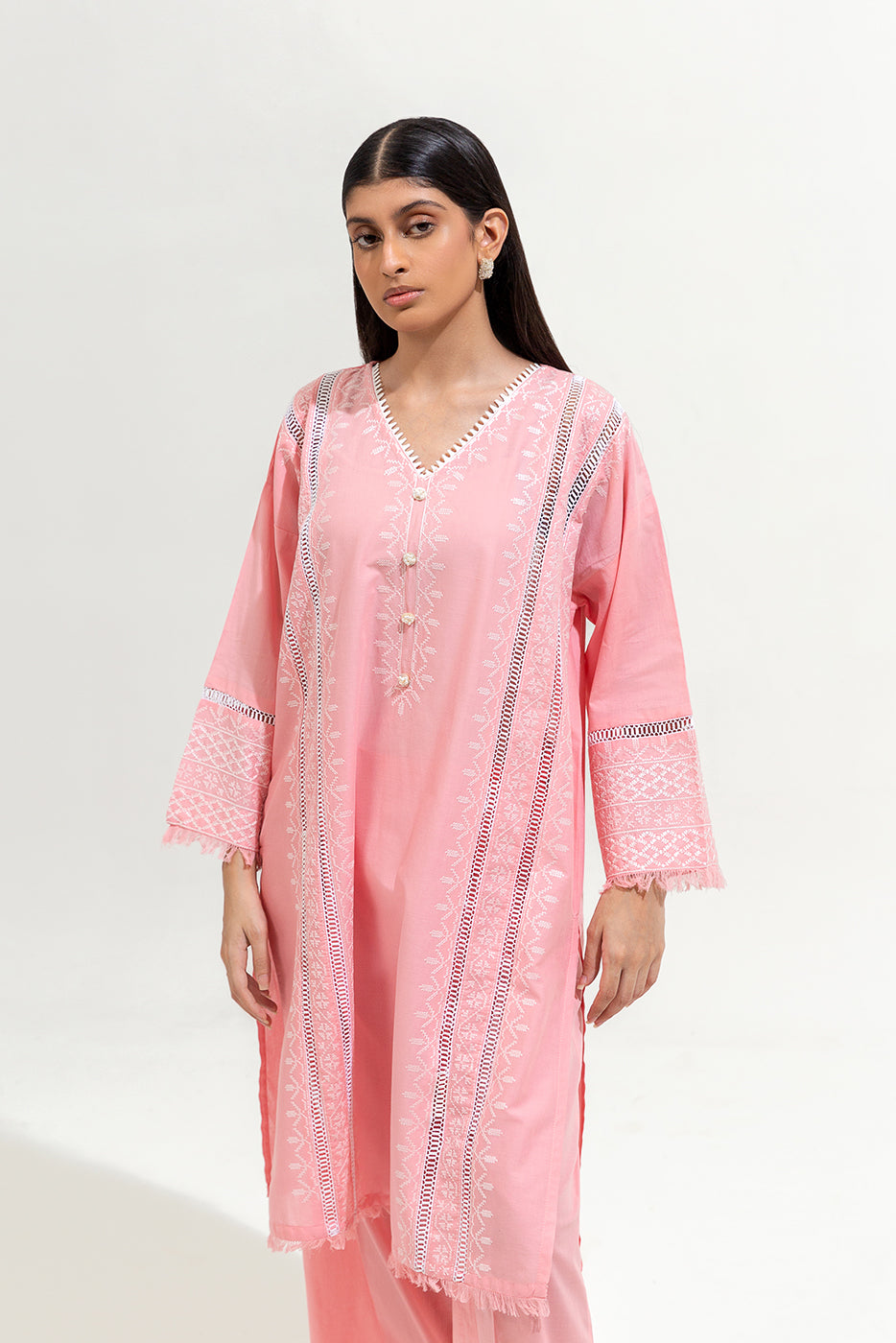 2 PIECE EMBROIDERED LAWN SUIT (PRET)