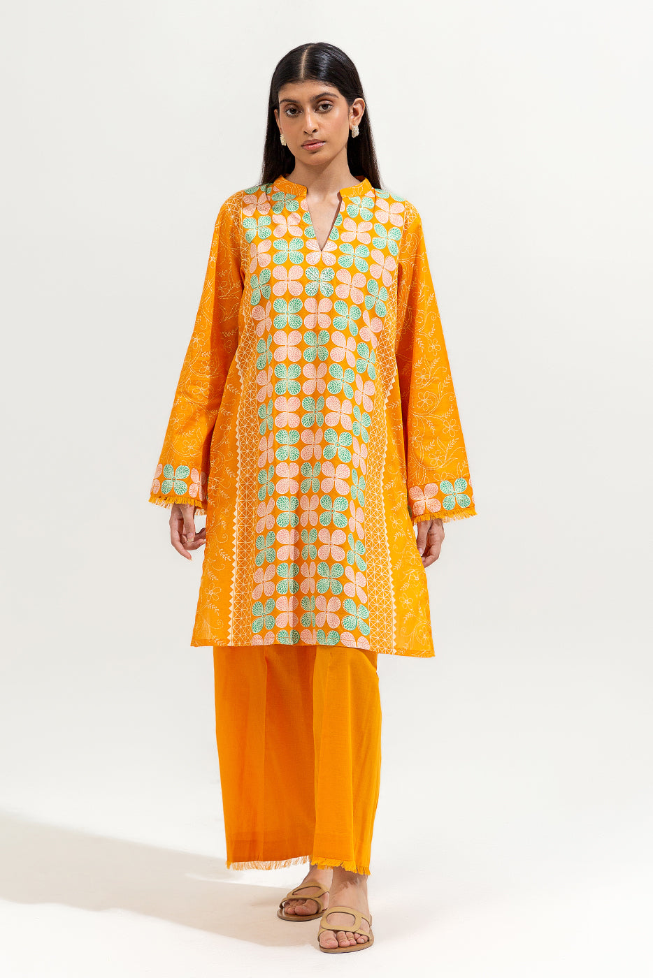 2 PIECE PRINTED LAWN SUIT (PRET)