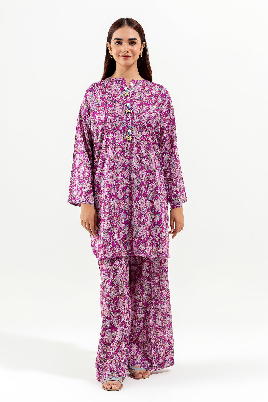 2 PIECE PRINTED LAWN SUIT (PRET)