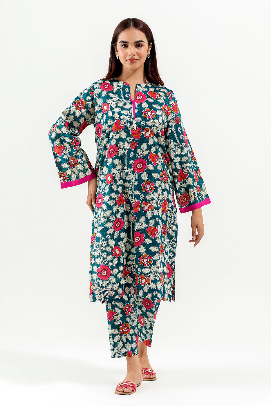 2 PIECE PRINTED LAWN SUIT (PRET)