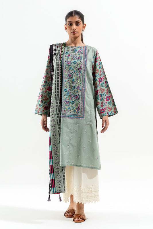 2 PIECE EMBROIDERED LAWN SUIT (PRET)