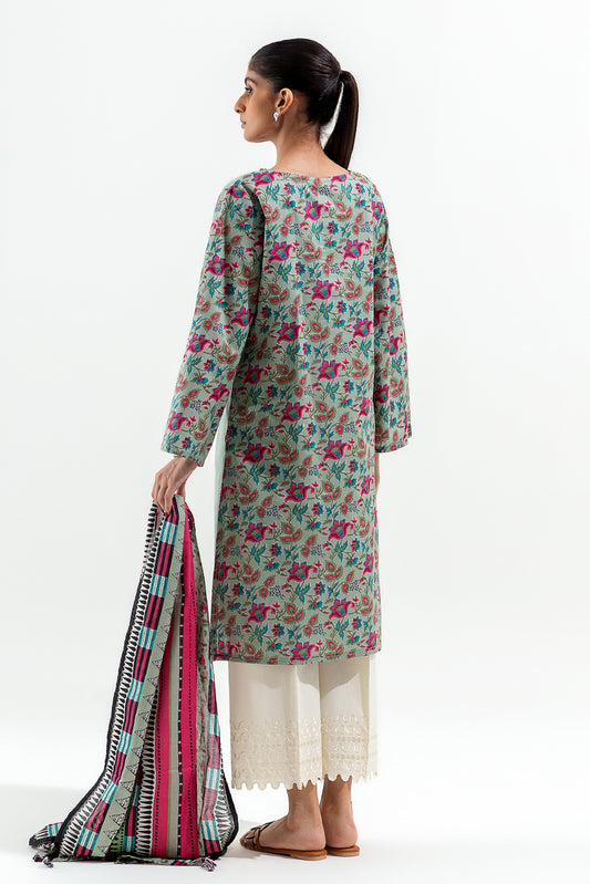 2 PIECE EMBROIDERED LAWN SUIT (PRET)