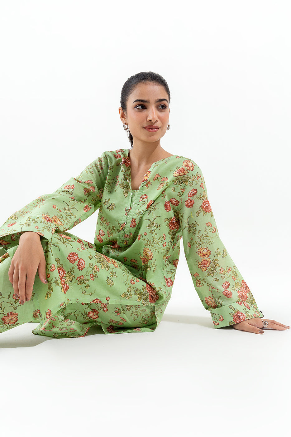 2 PIECE PRINTED LAWN SUIT (PRET)