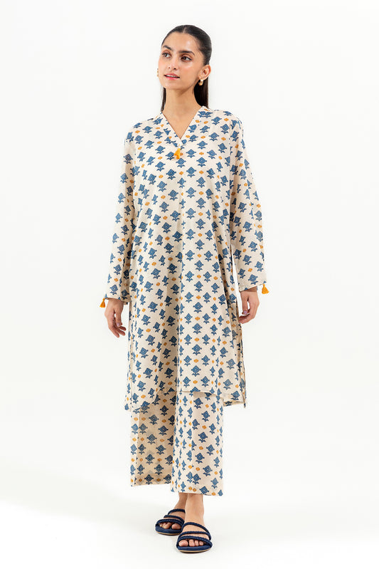 2 PIECE PRINTED LAWN SUIT (PRET)